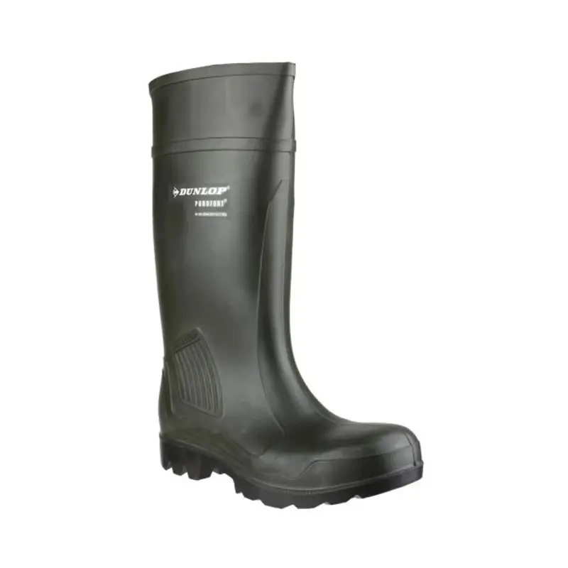 Dunlop PurofortProfessional Full Safety Wellington  - Colour: Green