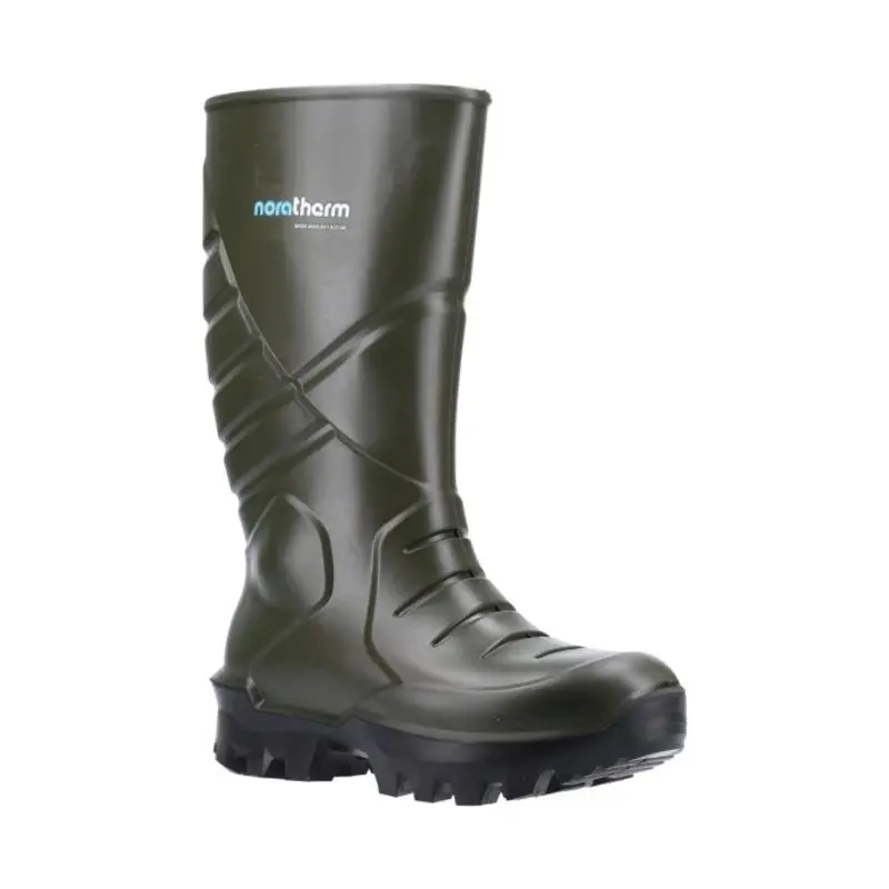 Nora Noratherm S5 Full Safety Polyurethane Thermo Boot  - Colour: Green/Black