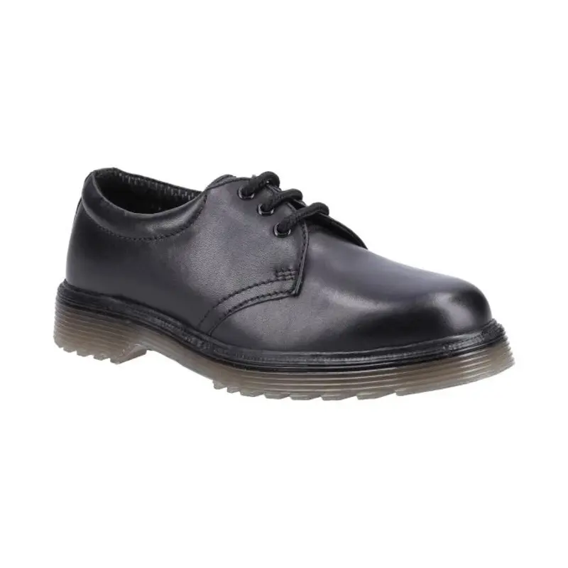Amblers Aldershot Leather Gibson Shoe  - Colour: Black
