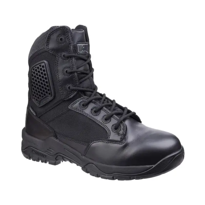 Magnum Strike Force 8.0 Waterproof Side-Zip Uniform Boots  - Colour: Black