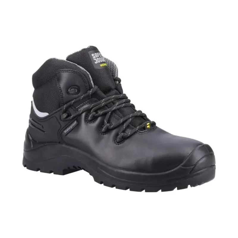 Safety Jogger X430 S3 Waterproof Safety Footwear  - Colour: Black