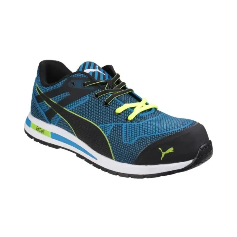 Puma Blaze Knit Low Safety Shoe  - Colour: Blue