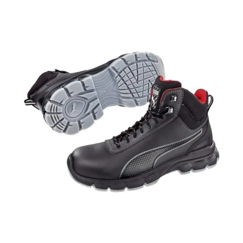 Puma Condor Mid S3 Safety Boot  - Colour: Black