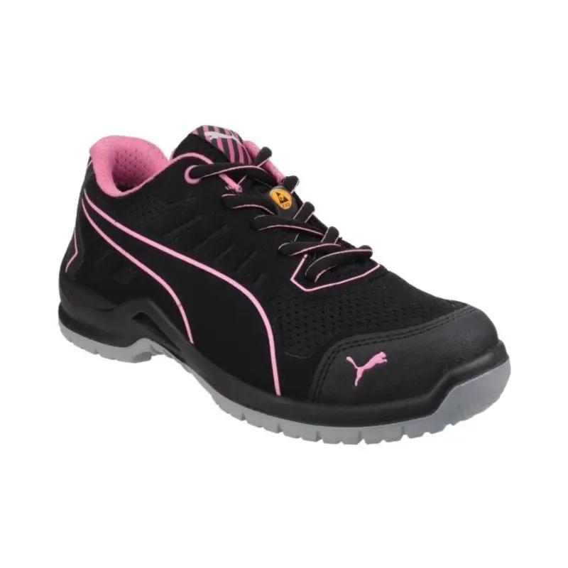 Puma Fuse Tech Lightweight Ladies Safety Trainer  - Colour: Black