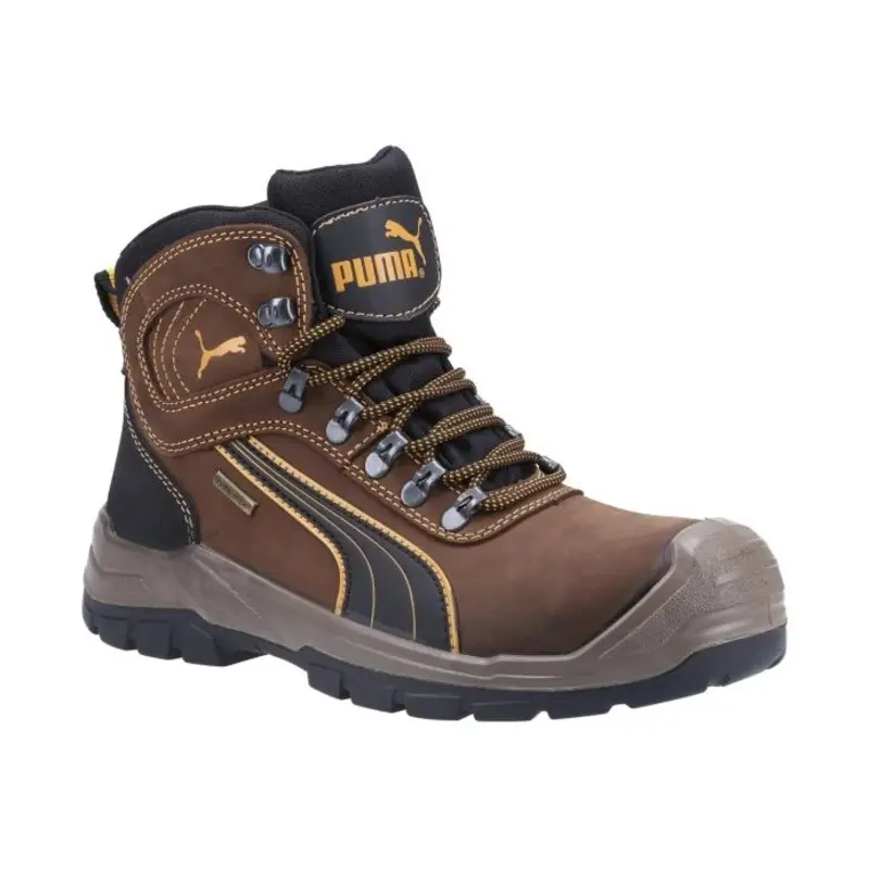 Puma Sierra Nevada Mid Safety Boot  - Colour: Brown
