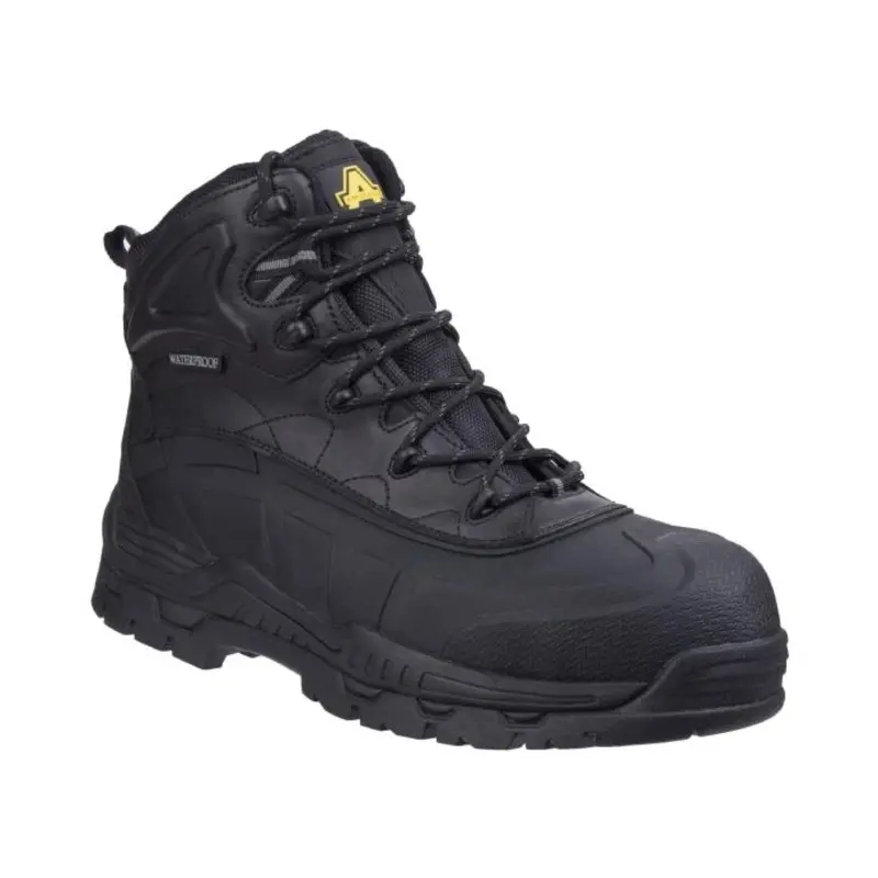Amblers FS430 Hybrid Waterproof Non-Metal Safety Boot  - Colour: Black