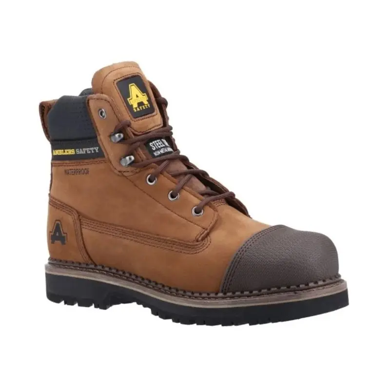Amblers AS233 Scuff Safety Boot  - Colour: Brown