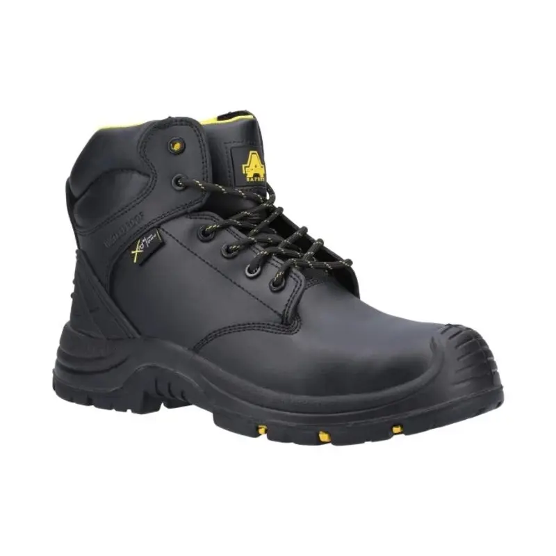 Amblers AS303C Wrekin Metal Free Metatarsal Waterproof Safety Boot  - Colour: Black