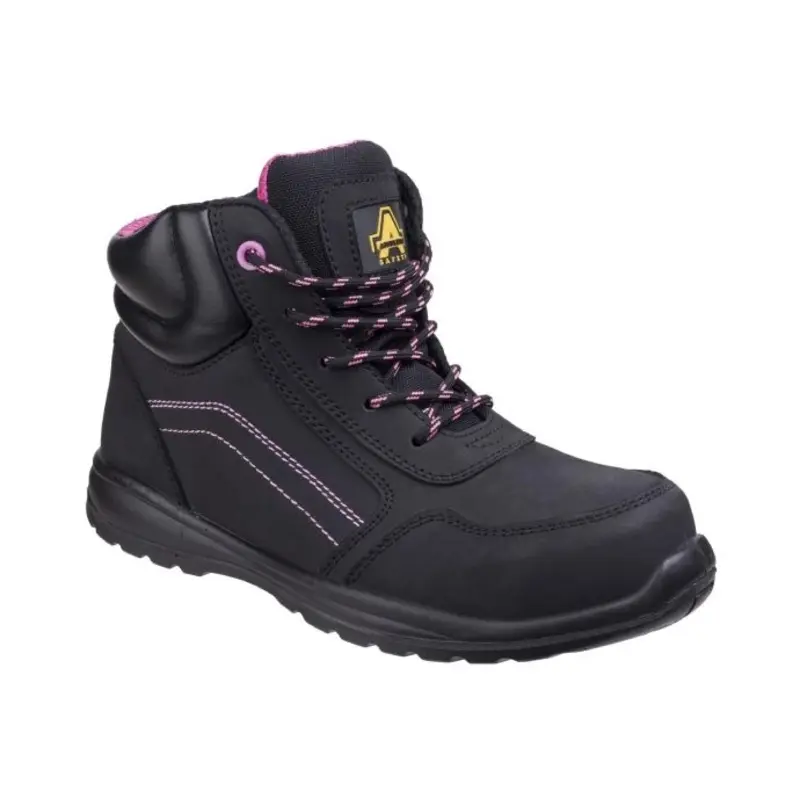 Amblers AS601 Lydia Composite Safety Boot With Side Zip  - Colour: Black