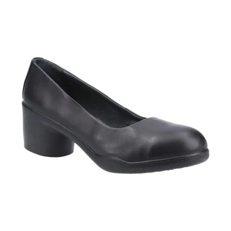 Amblers AS607 Brigitte Ladies Safety Court Shoe  - Colour: Black