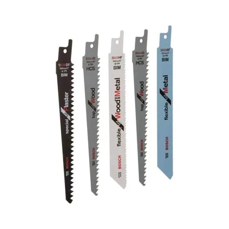Bosch F016800307 KEO Garden Saw Replacement 5 Blade Set Wood, Metal, Plaster