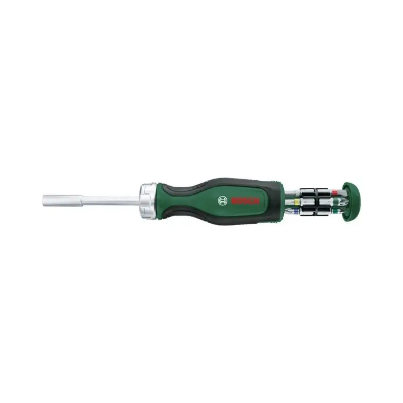 Bosch Home and Garden Ratcher Screwdriver with 12 bits 1600A02BX2
