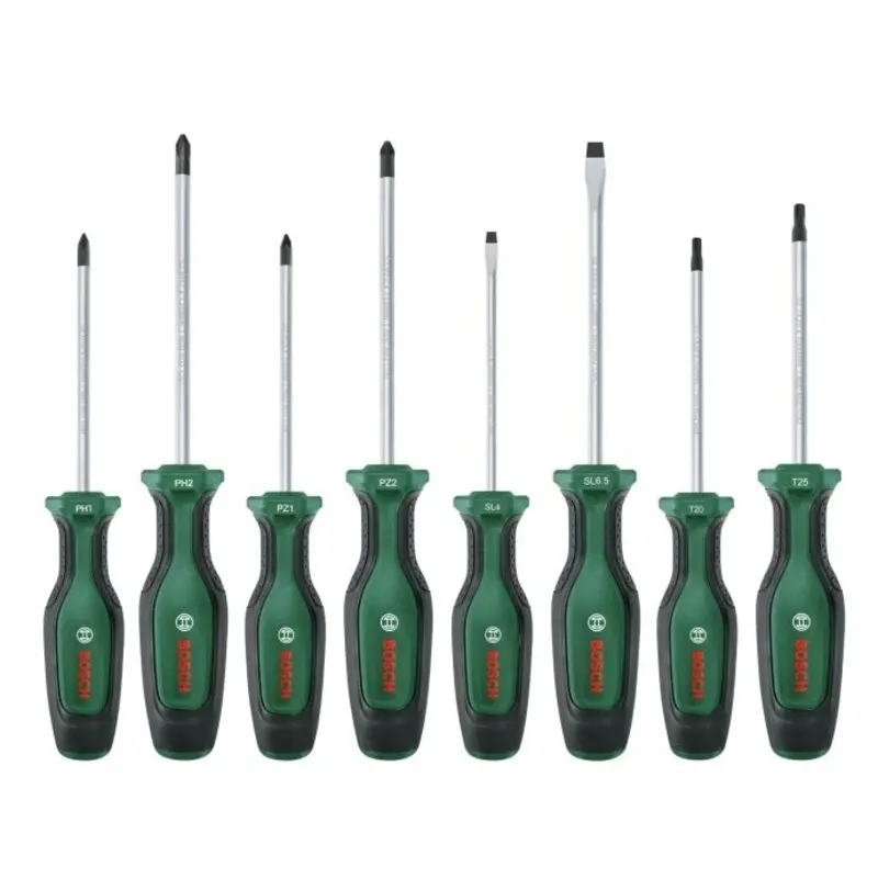 Bosch Home and Garden Screwdriver Set PH|PZ|SL|TX 8pc 1600A02BX8