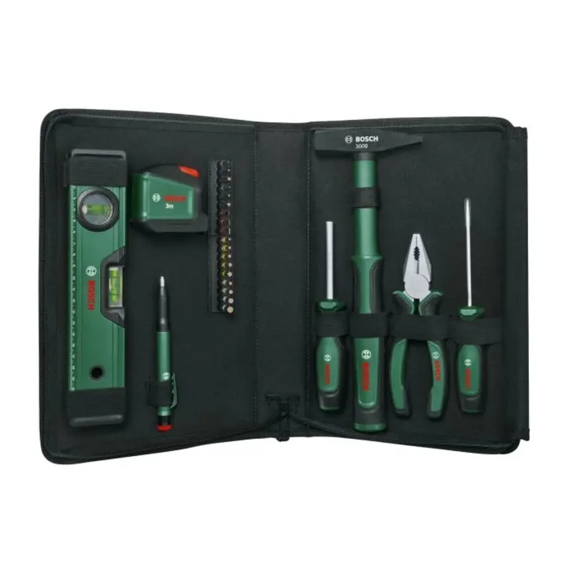 Bosch Home and Garden Universal Hand Tool Set 25 pc in Zipper Case 1600A0275J