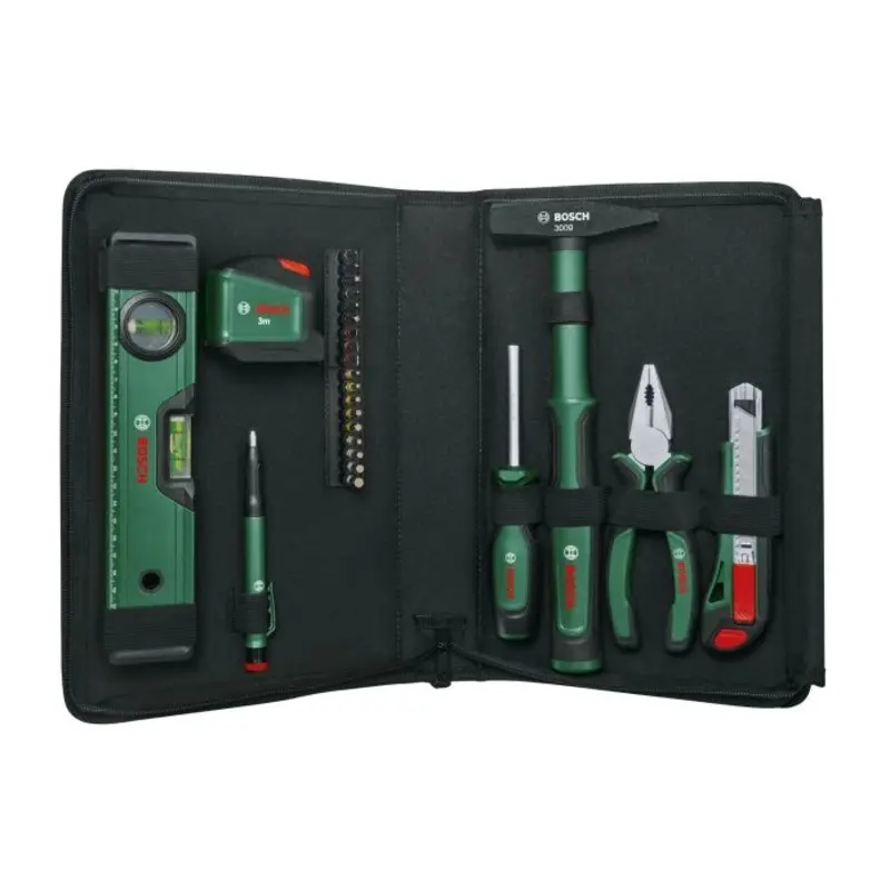 Bosch Home and Garden Universal Hand Tool Set 25pc in Zipper Case 1600A02BY6