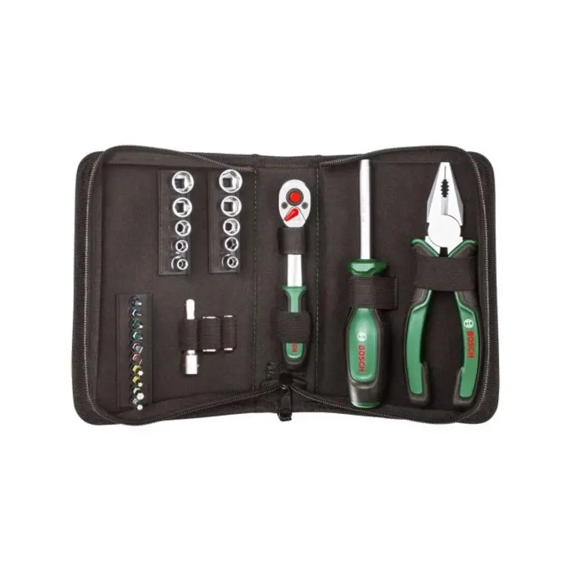 Bosch Home and Garden Universal Hand Tool Set 26pc in Zipper Case 1600A02BY2