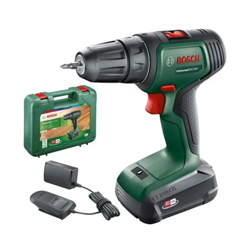 Bosch 06039D4070 18V  Universal Drill Driver With 1.5Ah Battery, Charger & Case