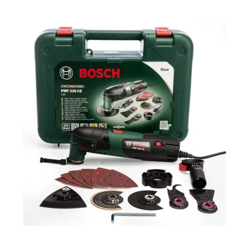 Bosch PMF 220 CE 240V Corded Starlock Multi Tool With Case 0603102071