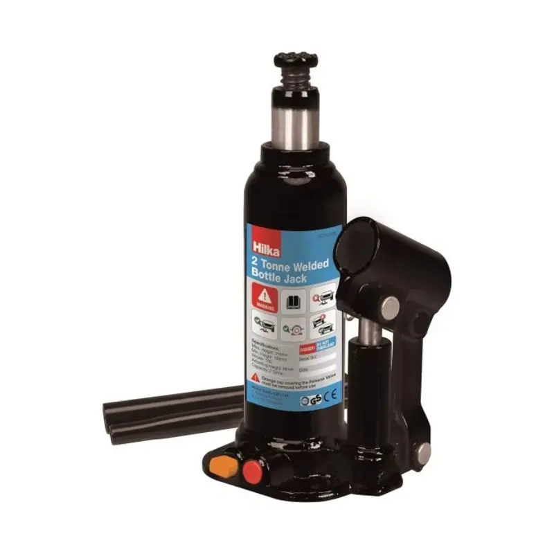 Hilka 2 Tonne 168 - 316mm Welded Bottle Jack in Case