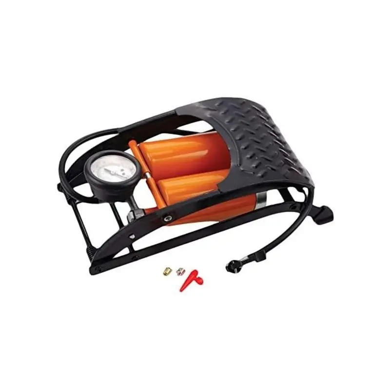 Hilka RAC Heavy Duty Double Barrel Foot Pump