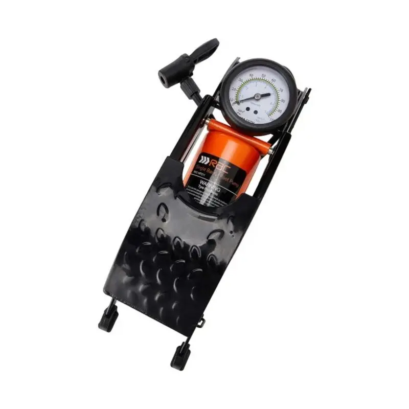 Hilka RAC Heavy Duty Single Barrel Foot Pump