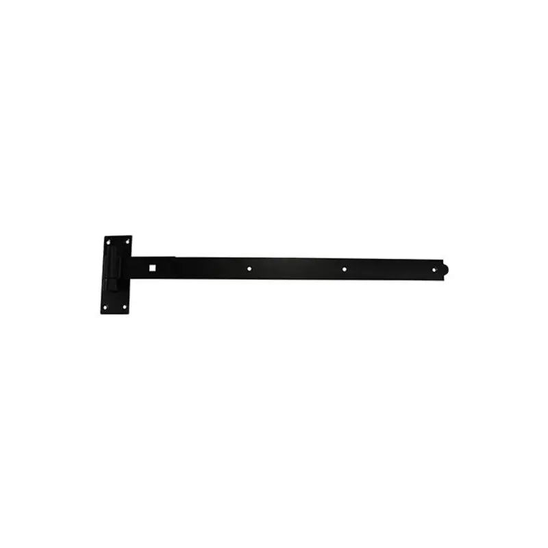 TIMCO Straight Band & Hook On Plates Hinges Black - 750mm - Pack of 2 Pieces