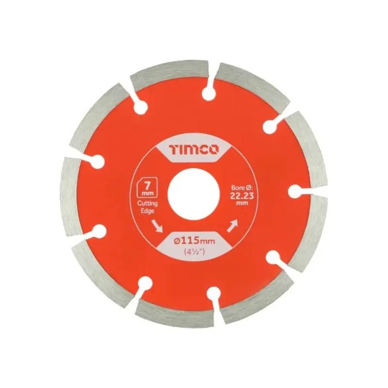 TIMCO General Purpose Diamond Blade Segmented  - 115 x 22.2 - Pack of 3 Pieces