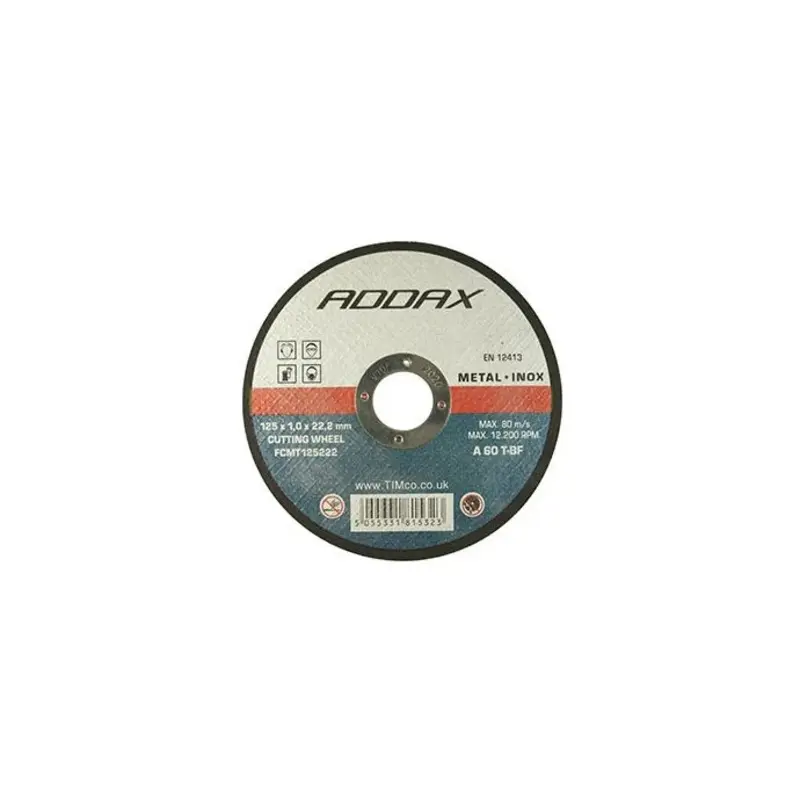 TIMCO B/Abrasive Flat Wheel Inox - 115 x 22.2 x 1.0 - Pack of 25 Pieces