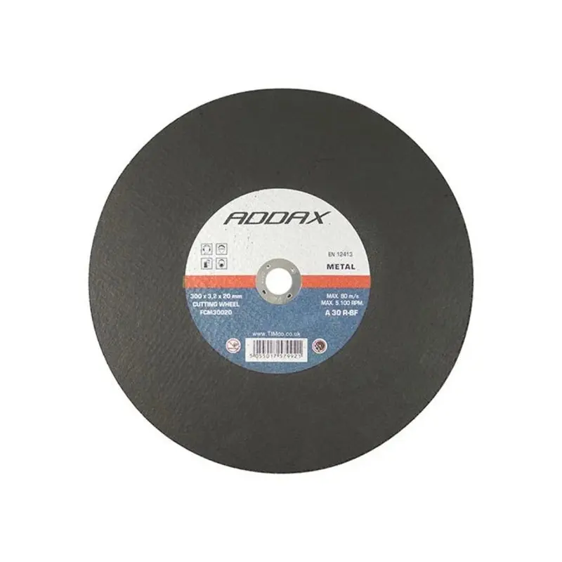 TIMCO B/Abrasive Flat Wheel Metal - 300 x 20.0 x 3.2 - Pack of 25 Pieces