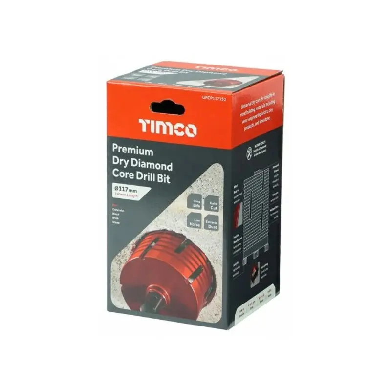 TIMCO Diamond GP Core Bit - 117 x 150mm