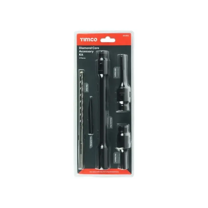 TIMCO Dry Diamond Core Accessory Kit - 5pcs