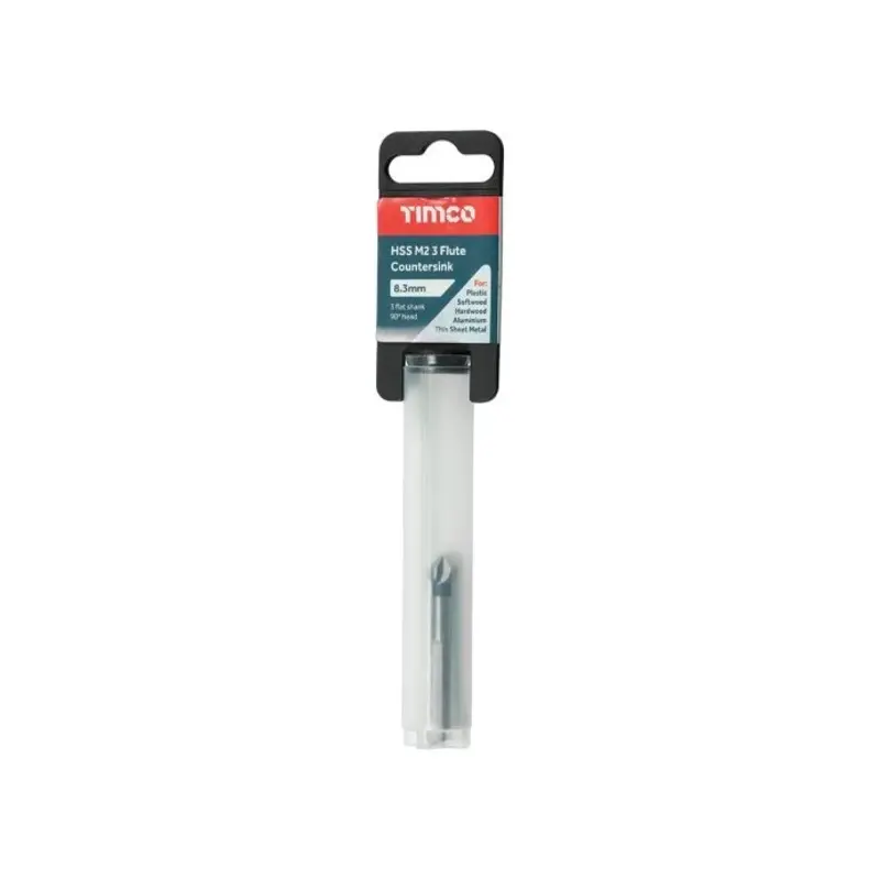 TIMCO 3 Flute Countersink M2 HSS - 8.3mm