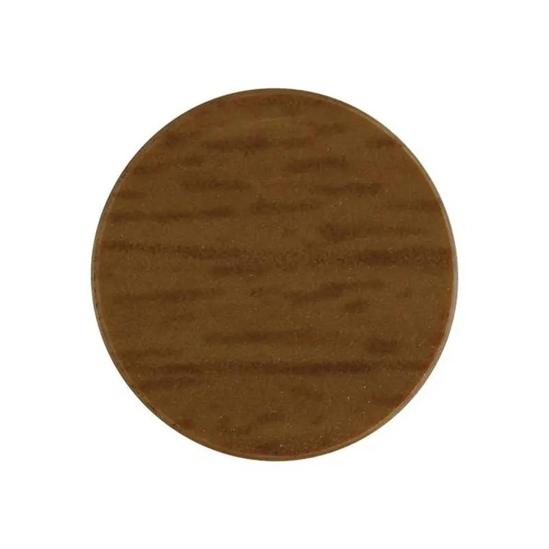 TIMCO Self-Adhesive Screw Cover Caps Natural Walnut - 13mm - Pack of 112 Pieces