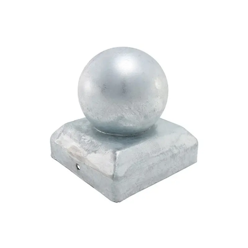 TIMCO Ball Fence Post Cap Zinc - 50mm