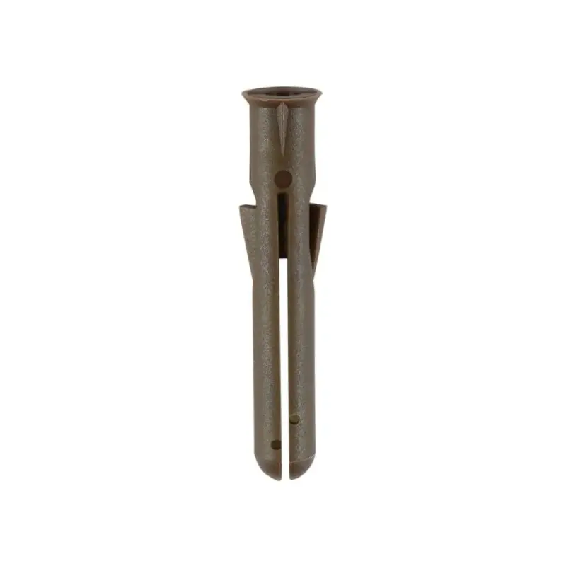 TIMCO Brown Premium Plastic Plugs - 42mm - Pack of 200 Pieces