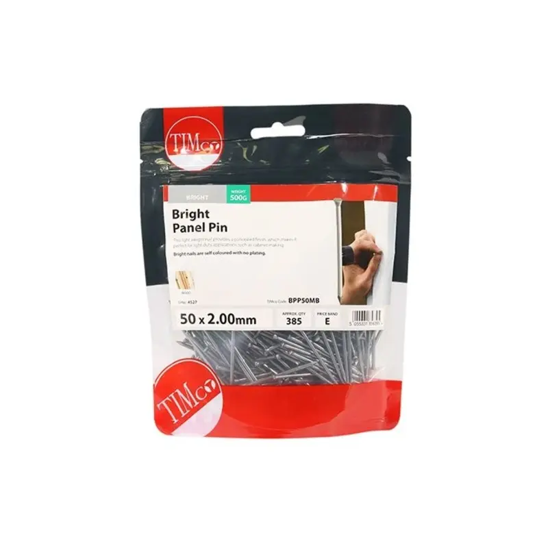 TIMCO Panel Pins Bright - 50 x 2.00 - TIMbag 0.5 Kilograms
