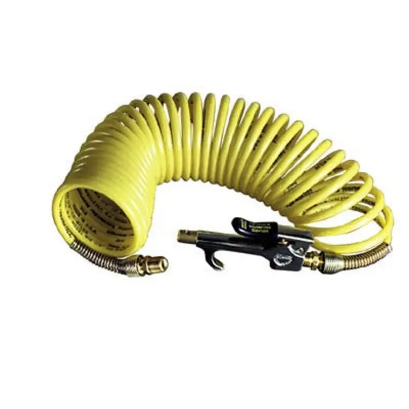 Select 5M 1/4in Polyurethane Recoil Hose With 600S Air Gun Set