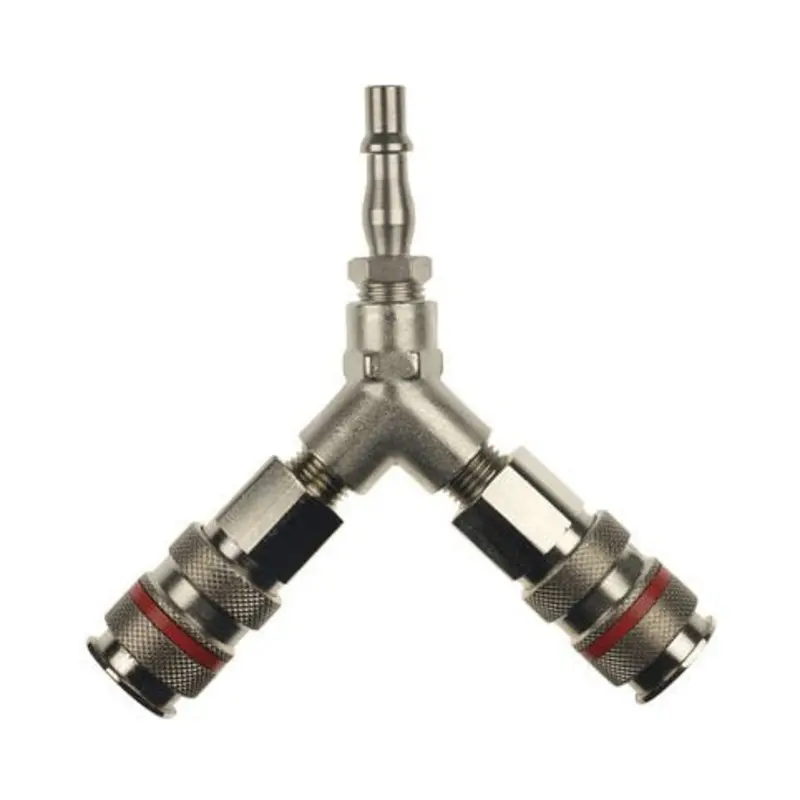 Jupiter Pneumatics (Pro-Source) Twin Outlet x 1 Inlet Series 19in Yin Connector