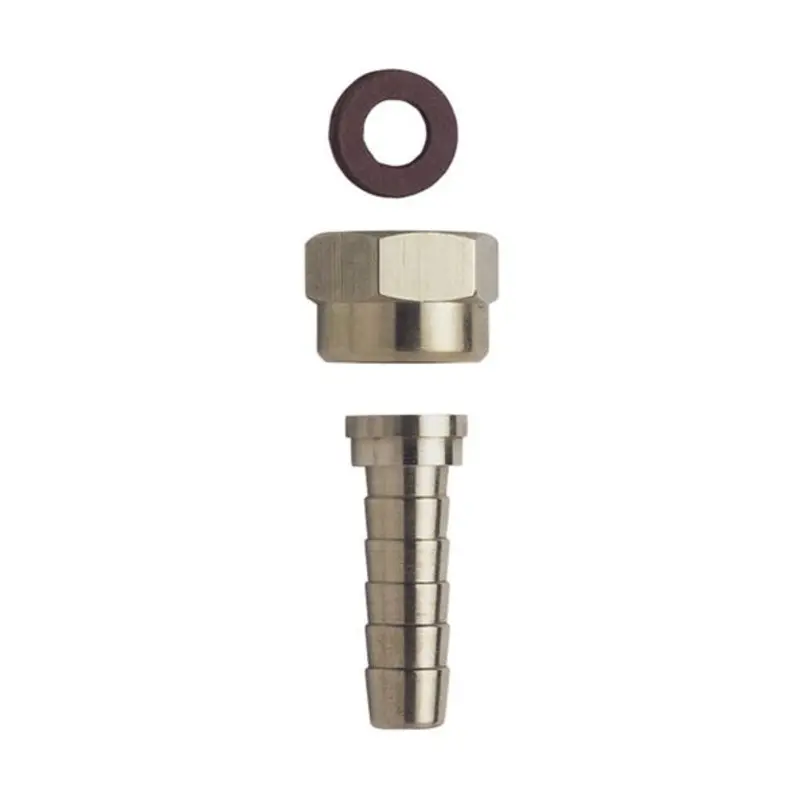 Jupiter Pneumatics (Pro-Source) Swiv/Nut x Hose Tail Brs 3/8 BSPT x 3/8in I/D