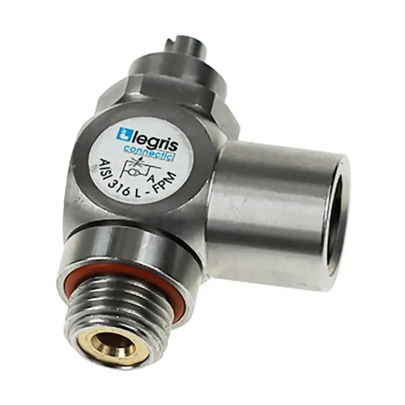 Parker Legris Stainless Steel Thread Flow Reg G3/8in Exhaust