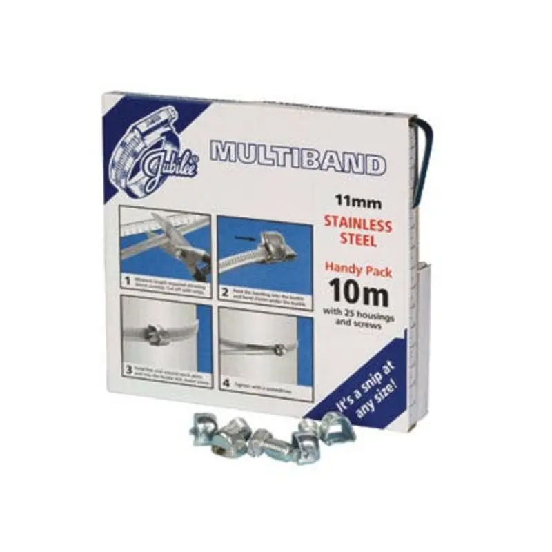 Jubilee Multiband Stainless Steel 11mm Housing/Allen Screws - Box of 25