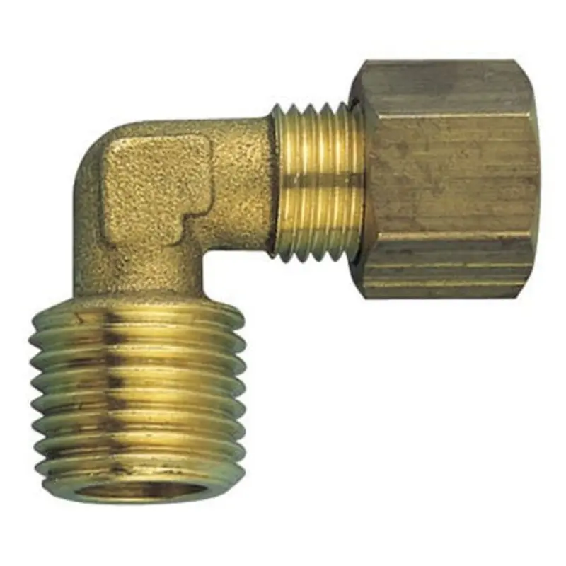 Flowtech Elbow Adaptor BSPT Male 10mm x 3/8in