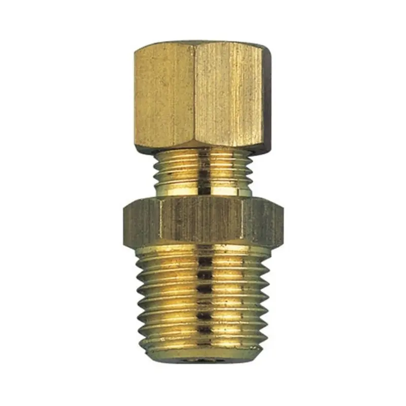 Select Outside Diameter 10mm x 1/4in Straight Adaptor - BSPT Male