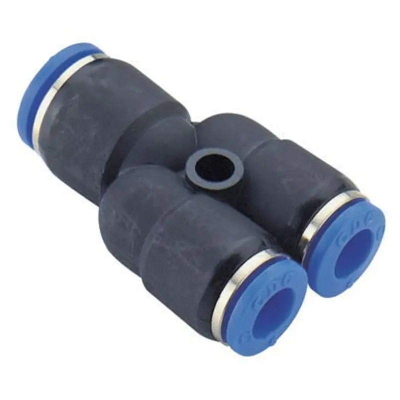 CDC Pneumatics 8 x 8 x 4mm Push In Y Reducer