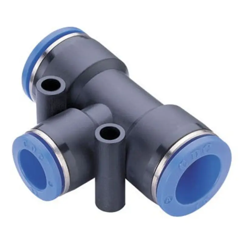 CDC Pneumatics 8 x 8 x 6mm Push In Reducer Tee