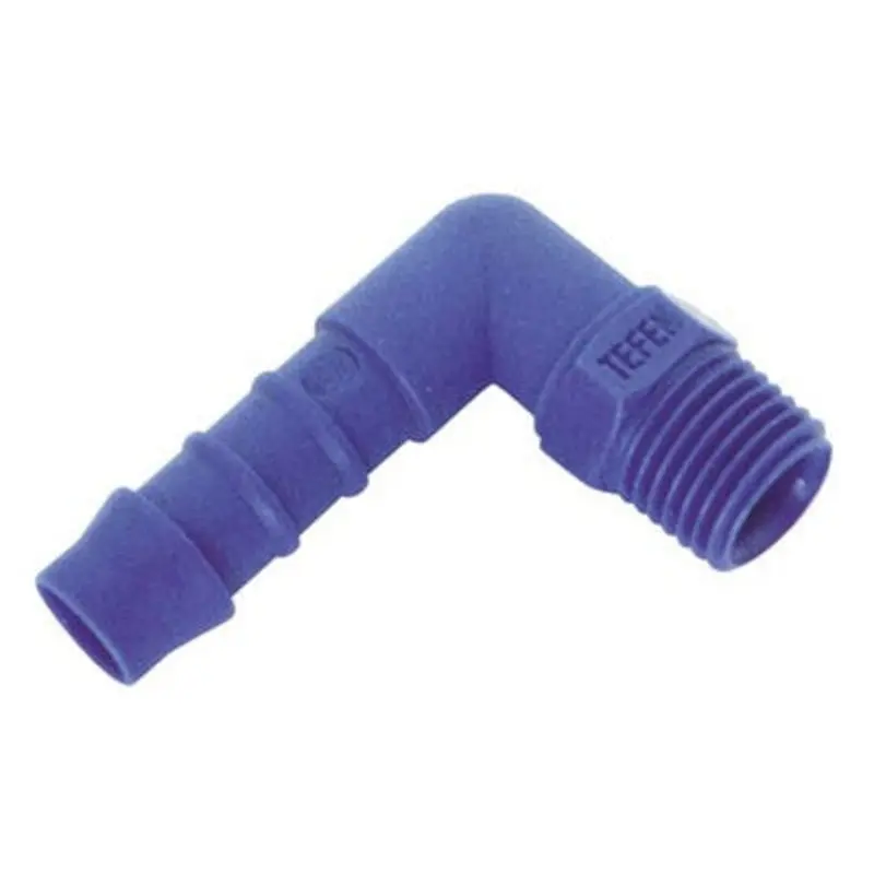 Tefen 8mm ID x 1/2in BSPT Male Threaded Elbow Connector