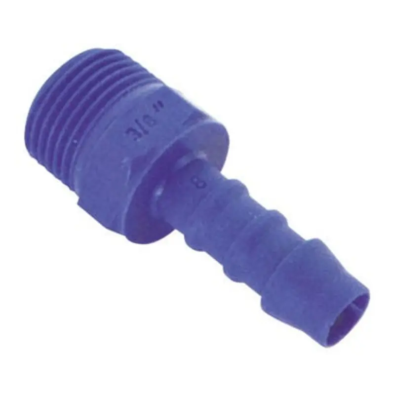 Tefen 8mm ID x 1/4in BSPT Male Straight Hose Connector