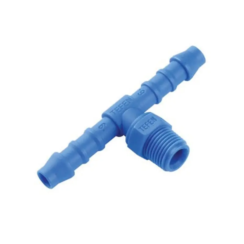 Tefen 6mm Hosetail x 1/4in BSPT Male Branch Hosetail B