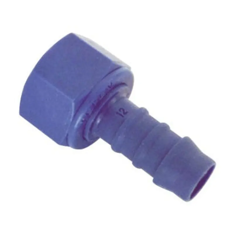 Tefen 6mm ID x 1/4in BSPT Female Swivel Hose Connector