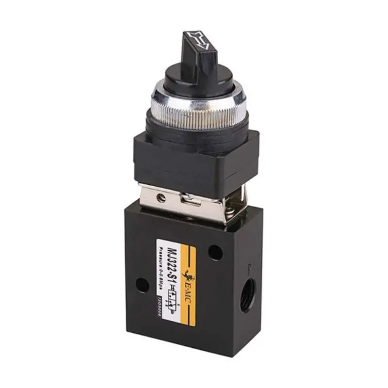 Select 3/2 Push Button Spring Return 1/4in Ports Concav
